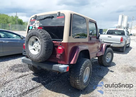 2001 Jeep Wrangler Sahara z USA, uszkodzony, nr VIN 1J4FA59S01P354841